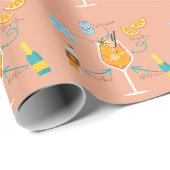 Aperol Rezept Geschenkpapier (Rolleneckpunkt)