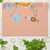 Aperol Rezept Geschirrtuch (Gefaltet)