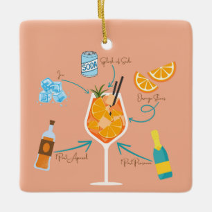 Aperol Rezept Keramikornament