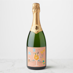 Aperol Rezept Schaumweinetikett
