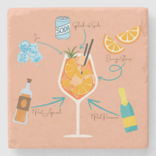 Aperol Rezept Steinuntersetzer