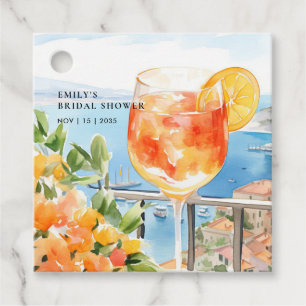 Aperol Spritz Amalfi Brautparty Geschenkanhänger