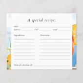 Aperol Spritz Amalfi Brautparty Rezept Karte (Vorderseite)