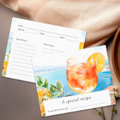Aperol Spritz Amalfi Brautparty Rezept Karte