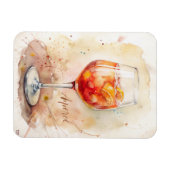 Aperol Spritz Aquarellmalerei Magnet (Horizontal)