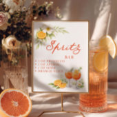 Aperol Spritz Bar Poster