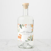 Aperol Spritz Brautparty Alkoholflaschenetikett (Vorderseite)