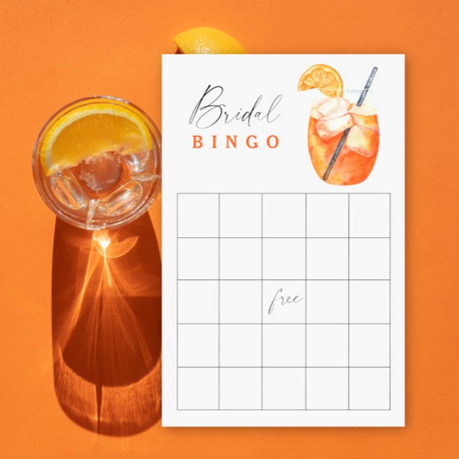 Aperol Spritz Brautparty Bingo (Von Creator hochgeladen)