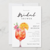 Aperol Spritz Brautparty Einladung (Vorderseite)