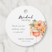 Aperol Spritz Brautparty Geschenkanhänger (Vorderseite)