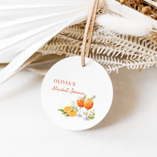 Aperol Spritz Brautparty Geschenkanhänger