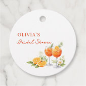 Aperol Spritz Brautparty Geschenkanhänger (Vorderseite)