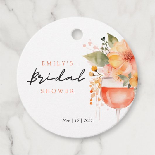 Aperol Spritz Brautparty Geschenkanhänger (Vorderseite)