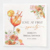 Aperol Spritz Brautparty Napkin Serviette (Vorderseite)