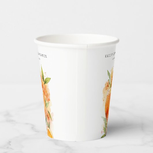 Aperol Spritz Brautparty Pappbecher (Rechts)