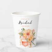 Aperol Spritz Brautparty Pappbecher (Vorderseite)