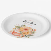 Aperol Spritz Brautparty Pappteller (Schrägansicht)