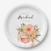 Aperol Spritz Brautparty Pappteller (Vorderseite)