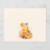 Aperol Spritz Brautparty Rezept Card (Rückseite)