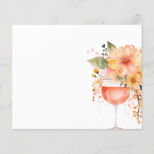 Aperol Spritz Brautparty Rezept Card (Rückseite)