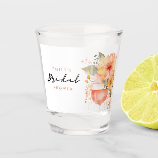 Aperol Spritz Brautparty Schnapsglas (Vorderseite)