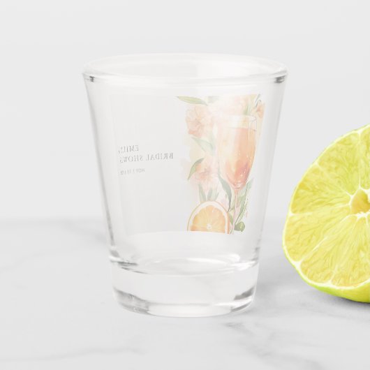 Aperol Spritz Brautparty Schnapsglas (Rückseite)