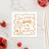 Aperol Spritz Brautparty Serviette (Beispiel)
