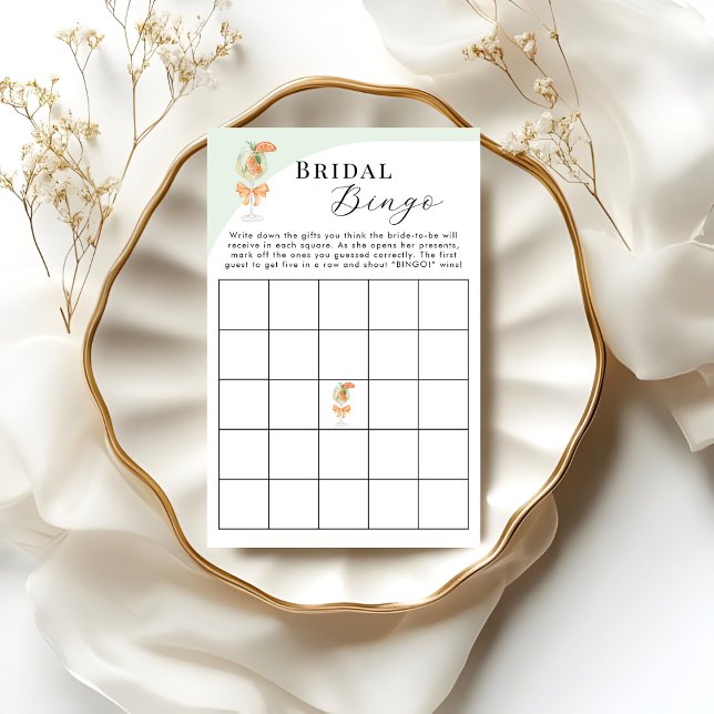 Aperol Spritz Bridal Bingo Bridal Shower Game (Von Creator hochgeladen)
