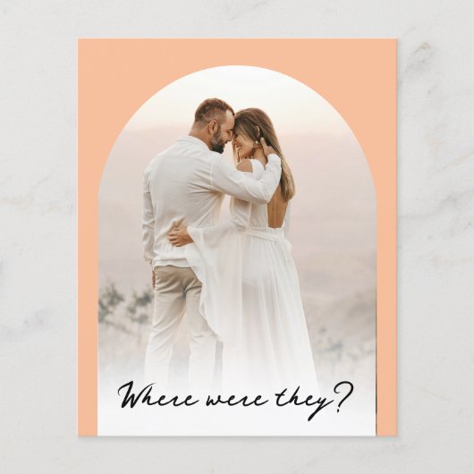 Aperol Spritz Bridal Wo waren sie Foto Game (Vorderseite)