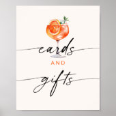 Aperol Spritz Cards & Gifts Brautparty Poster (Vorne)