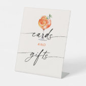 Aperol Spritz Cards & Gifts Brautparty Sockelschild (Vorderseite)