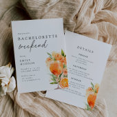 Aperol Spritz Citrus Bachelorette Weekend Einladung