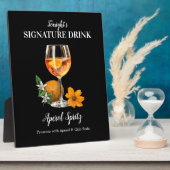 Aperol Spritz Cocktail Bar Drink Sign Fotoplatte (Seite)