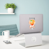 Aperol Spritz Cocktail Design Aufkleber (Laptop auf Schreibtisch)