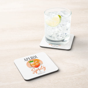Aperol Spritz Cocktail Design Getränkeuntersetzer