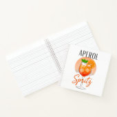 Aperol Spritz Cocktail Design Notizblock (Innenseite)