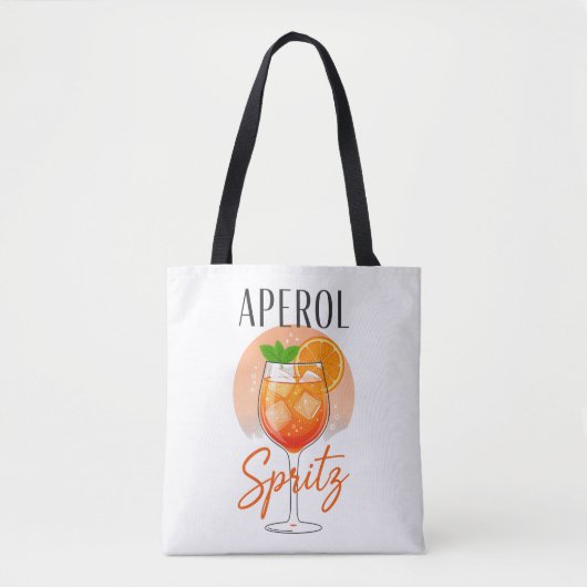 Aperol Spritz Cocktail Design Tasche (Vorderseite)