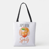 Aperol Spritz Cocktail Design Tasche (Rückseite)