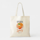 Aperol Spritz Cocktail Design Tragetasche (Rückseite)