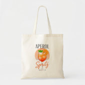 Aperol Spritz Cocktail Design Tragetasche (Vorne)