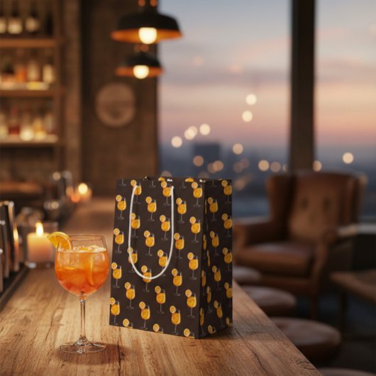 Aperol Spritz Cocktail Drink  Mittlere Geschenktüte
