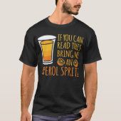 Aperol Spritz Cocktail Party Alkohol trinken Somme T-Shirt (Vorderseite)