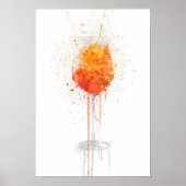 Aperol Spritz Cocktail Poster (Vorne)