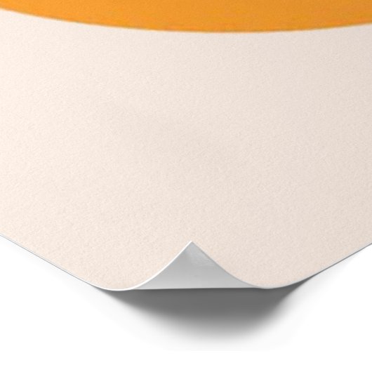 Aperol Spritz Cocktail Poster (Ecke)