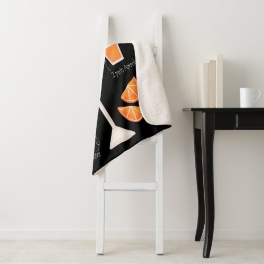 Aperol Spritz Cocktail Sherpadecke (Beispiel)