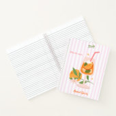 Aperol Spritz Cocktail Spiral Notizbuch (Innenseite)