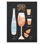 Aperol Spritz Cocktail Tischdecke (Vorderseite)
