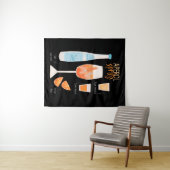 Aperol Spritz Cocktail Wandteppich (Beispiel (Horizontal))