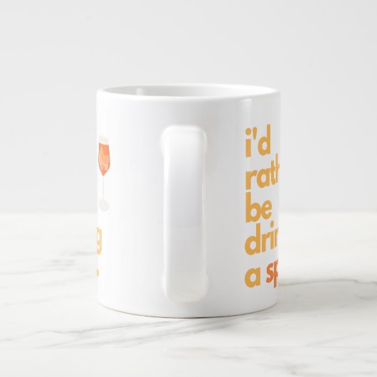 Aperol Spritz Coffee Tasse - "Ich würde eher.." (Rückseite)