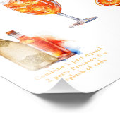Aperol Spritz Drink Fotodruck (Ecke)
